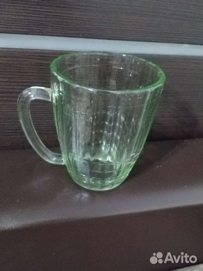Кружка пивная СССР цветное стекло