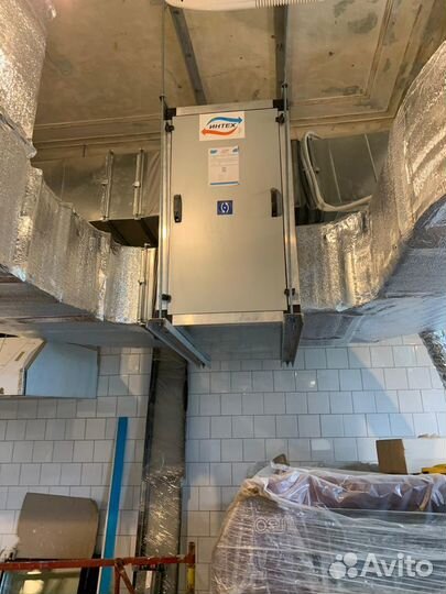 Монтаж систем вентиляции, кондиционирования