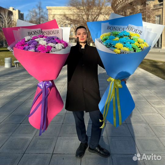 Мега-Букеты XXL из Хризантем
