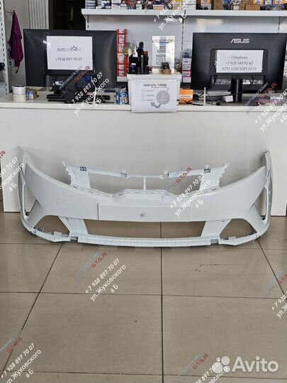 Передний бампер на kia rio 4