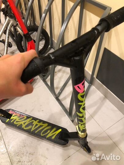 Трюковой самокат Reaction Stunt 2.0, 100 мм