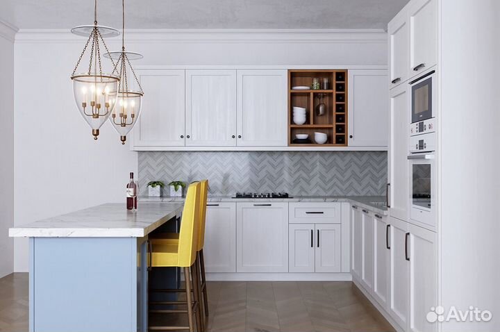 Модульная кухня с островом