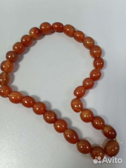 Бусы сердолик