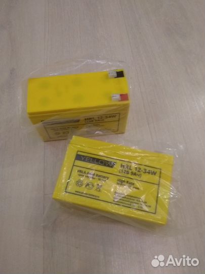 Аккумулятор 12В - 9Ач yellow