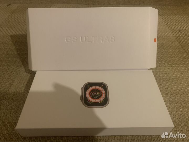 Умные часы GS8 ultra, 49mm, оранжевый