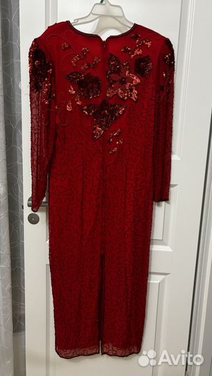 Платье винтаж на плечиках 44