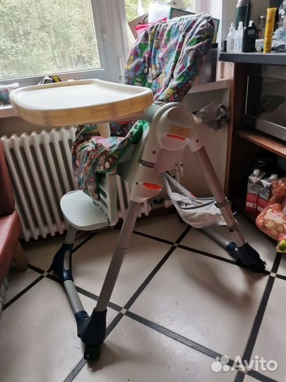 Стульчик для кормления chicco polly