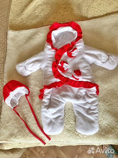 Конверт на выписку зима +комбез