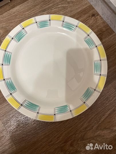 Большое блюдо тарелка СССР зик