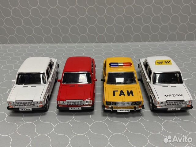 Модель машины лада металлическая 1:24