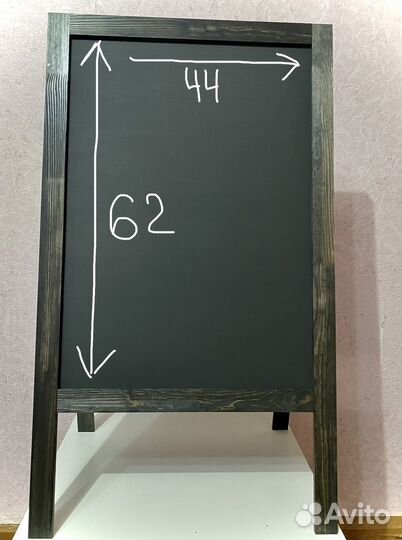Меловой штендер двусторонний