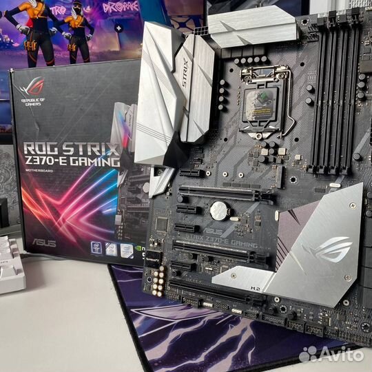 Материнская плата asus strix Z370-E LGA1151-V2