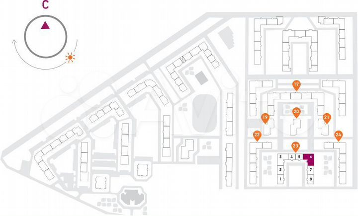 2-к. квартира, 50,4 м², 17/17 эт.