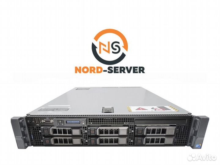 Сервер dell R710 6LFF 2x X5550 16GB