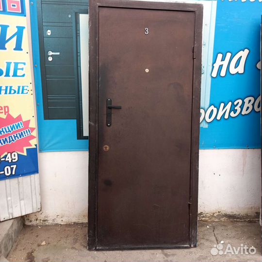 Металлическая дверь бу 860 2050