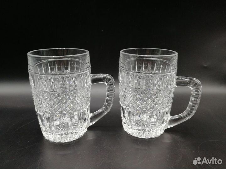 Кружка пивная 350 мл. Богемия хрусталь Чехия