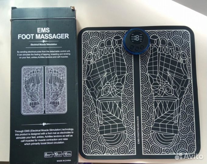 Массажер для ног электрический коврик