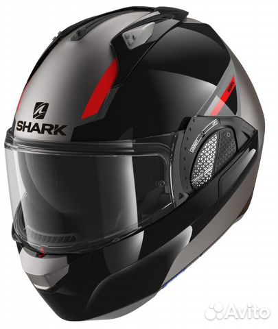 Шлем shark EVO GT sean Antracite/Black/Red