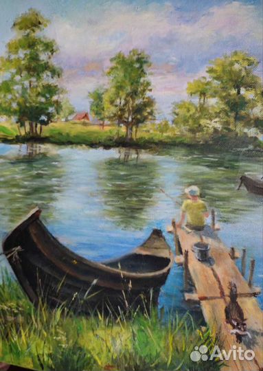 Картина маслом, пейзаж