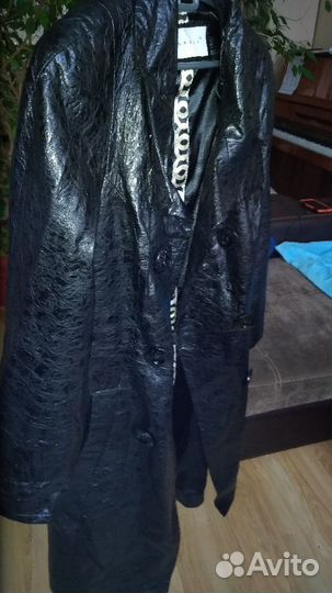 Кожаный плащ