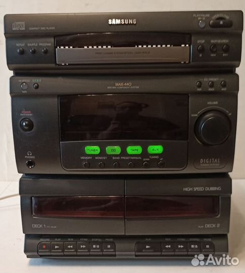 Муз. центр Samsung max 440 на ремонт, запчасти