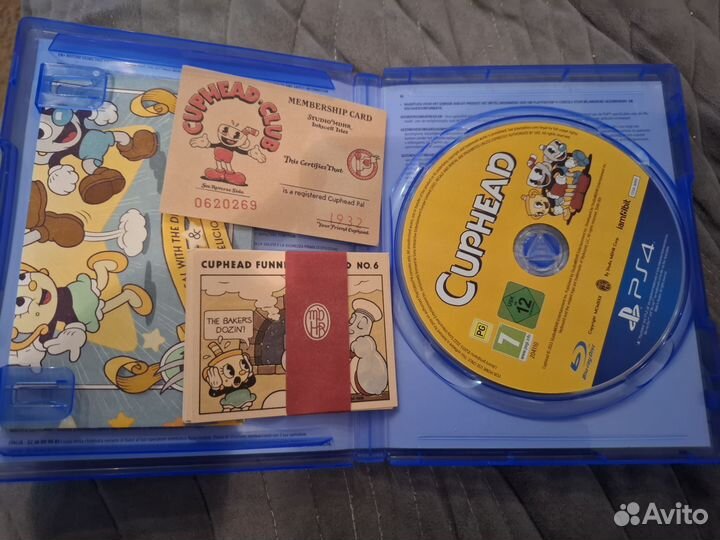 Cuphead ps4 диск