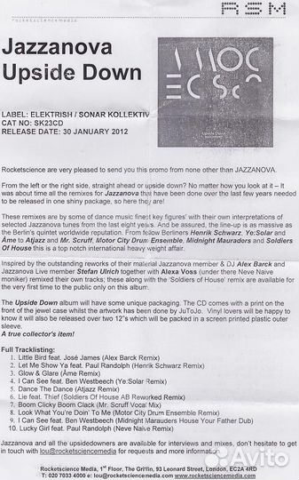 Jazzanova - Upside Down (1 CD)