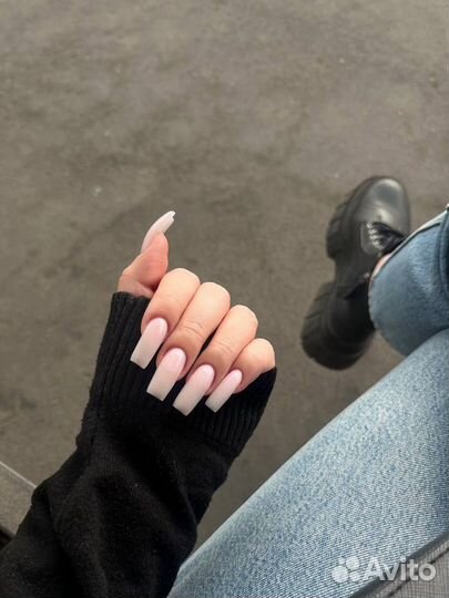 Маникюр наращивание