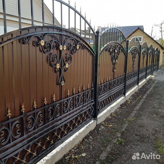 Ворота кованые