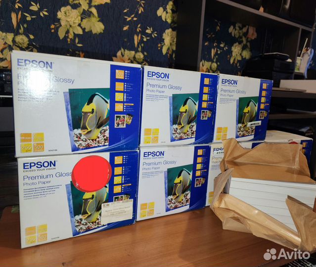 Бумaгa Epsоn Рremium Glоssy Рhоtо Рaрer Оригинал