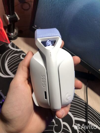 Беспроводные наушники logitech g435 белые