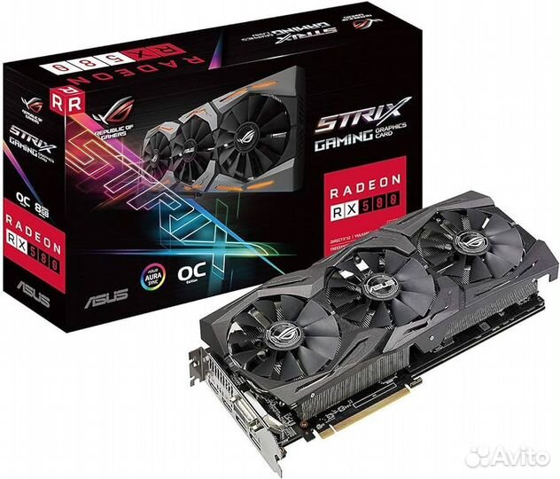Видеокарта rx580 8gb