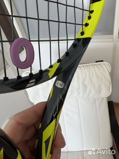 Ракетка Babolat pure aero 98, 2023. 3 ручка