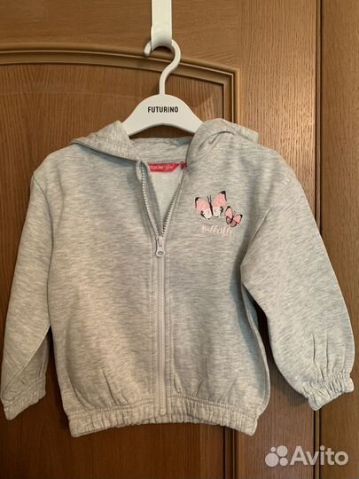 Толстовка кофта на молнии детская
