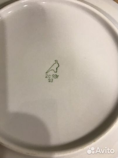 Столовый сервиз кобальт