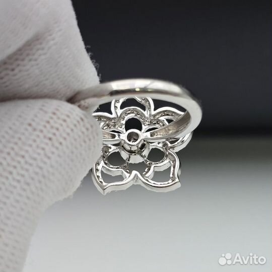 Кольцо с 0.34 ct бриллиантов 585 пробы