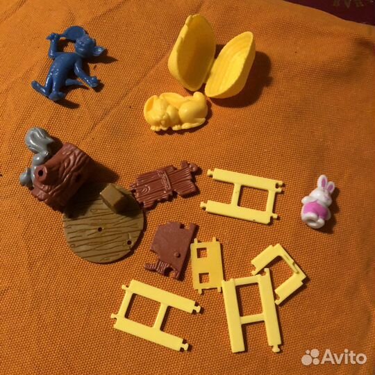 Машинки россыпь киндер сюрприз заяц змейка