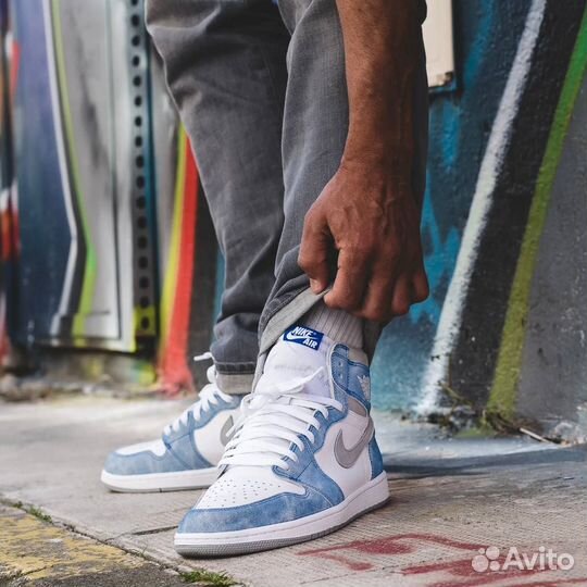 Кроссовки Air Jordan 1 Hyper Royal (36-45)