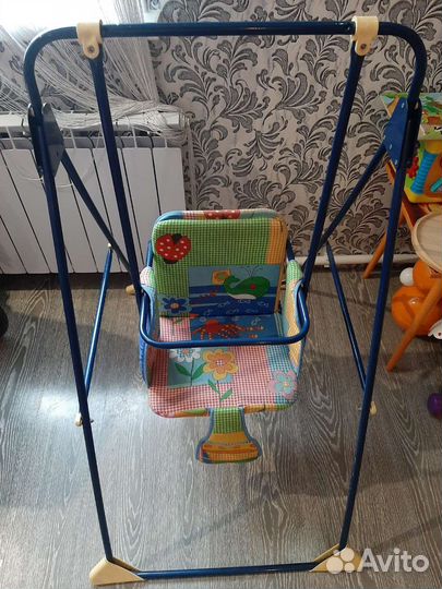 Детская качель напольная