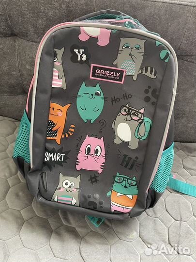 Рюкзак школьный для девочки grizzly