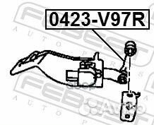 Тяга датчика положения кузова задняя mitsubishi