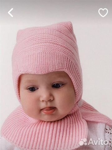 Шапка-шлем для девочки