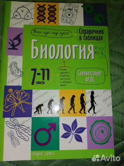 Справочник по биологии 7-11 классы