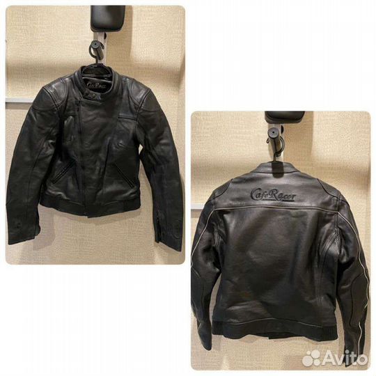 Мото куртка Kafe Racer женская кожаная