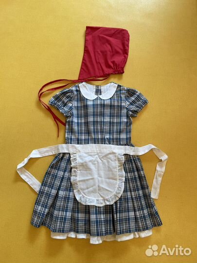 Карнавальный костюм Красная шапочка 5 лет