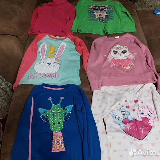 Футболки на девочку 116