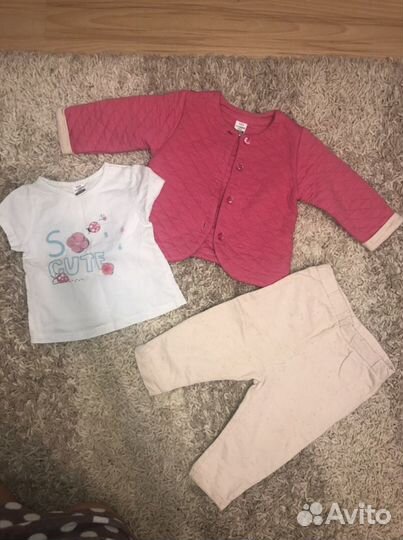 Вещи пакетом 4 костюма на девочку