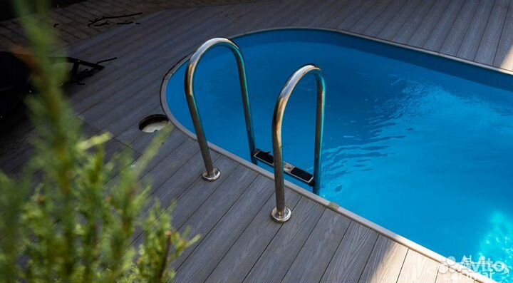 Морозоустойчивые бассейны Larimar 4,9х2,74х1,25 м