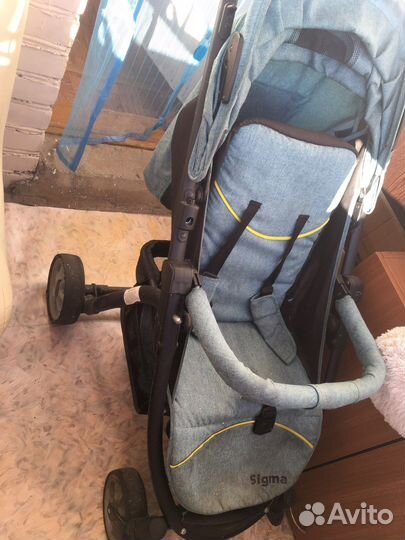 Прогулочная коляска индиго