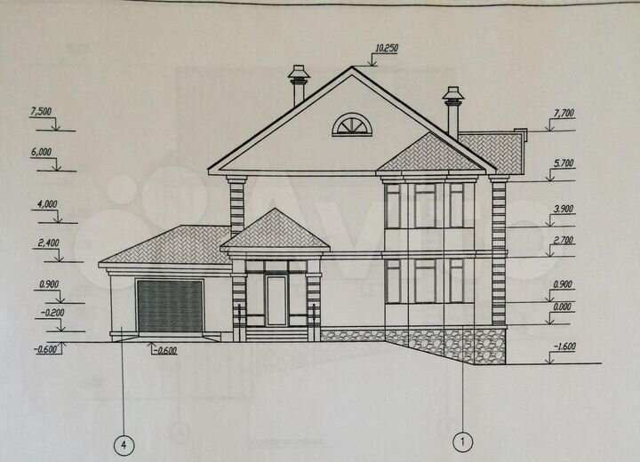 Коттедж 274 м² на участке 13 сот.
